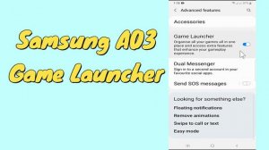 Enable samsung a03 core game launcher | A03 core game booster 2022