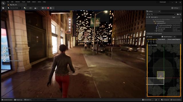 3D AutoCAD Assets in Unreal Engine 5.1.0 City Sample смотреть онлайн