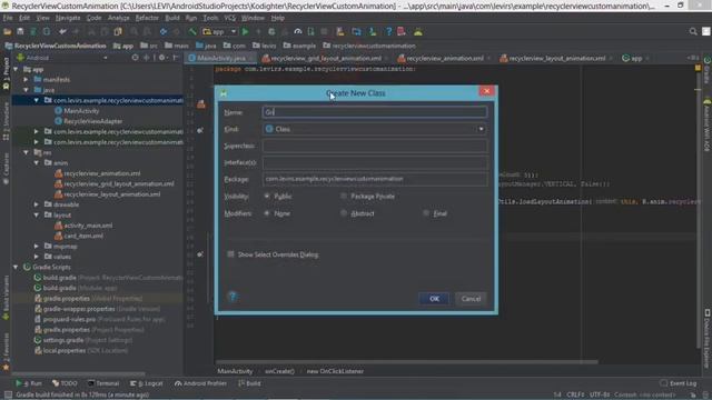 Android Studio Tutorial - RecyclerView Animation 2: Grid смотреть онлайн