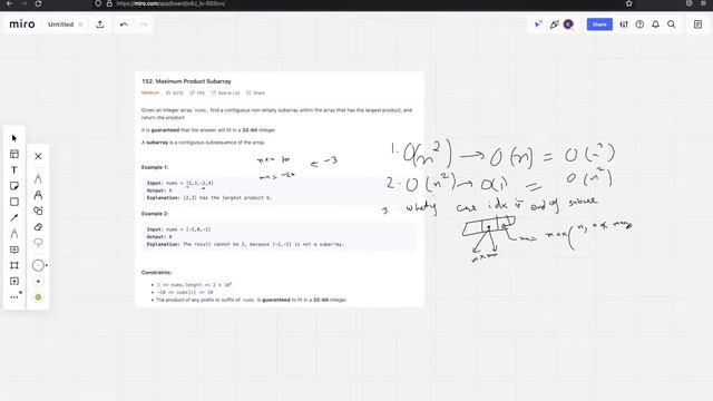 Maximum Product Subarray | Leetcode-152 | Blind-75 Problems | Kadane Algorithm смотреть онлайн