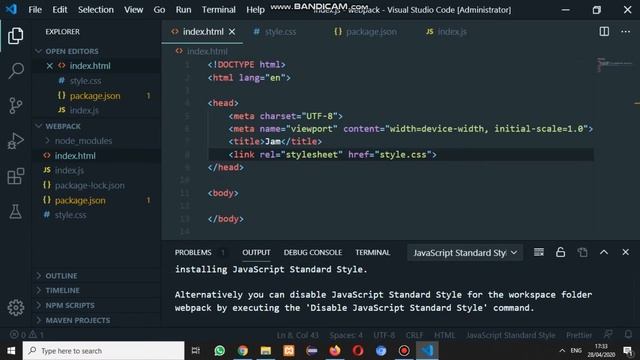 004 Instalasi Webpack 2 смотреть онлайн