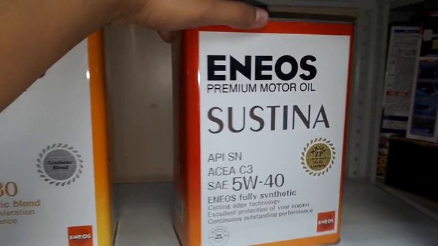 ENEOS SUSTINA - моторные масла премиального класса.