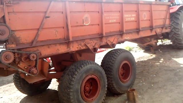 Разбрасыватель органических удобрений ПРТ-11 смотреть онлайн