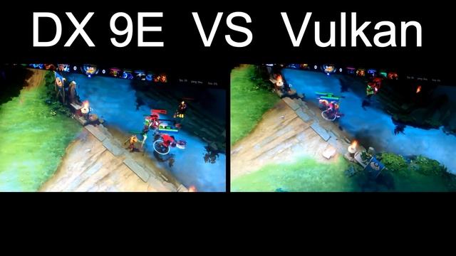Dota II "DirectX vs Vulkan" [Max Settings] смотреть онлайн
