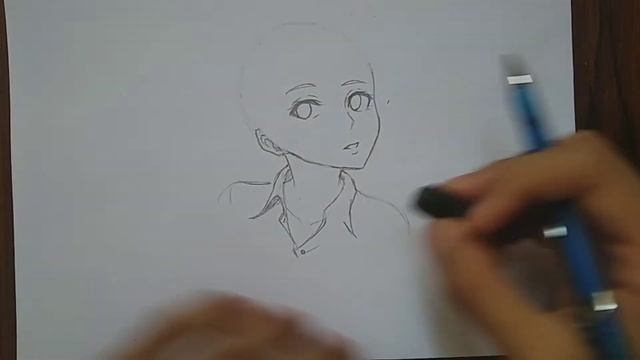 Speed drawing : Manga sketch. смотреть онлайн