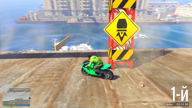 СТАРАЯ ШКОЛА НА МОТО СКИЛЛ ТЕСТАХ! (GTA 5 Смешные Моменты) смотреть онлайн