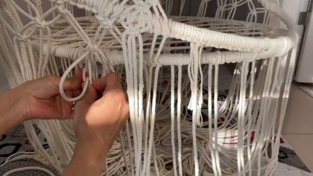 #DIY Makrome Salıncak Yapılışı (7) Macrame Swing,Hammock Preparation KENDİN YAP смотреть онлайн