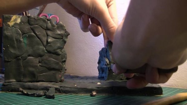 Диорама Железнодорожный мост часть 1