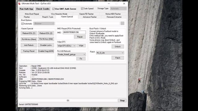 Xiaomi Redmi Note 8 (ginkgo) IMEI  Repair