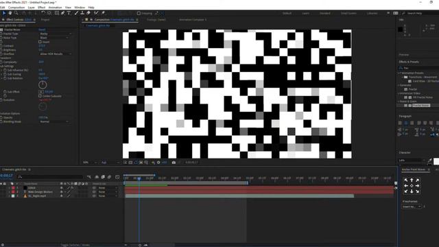 Easy way to make GLITCH EFFECT in AFTER EFFECT Tutorial (NO PLUGIN USE) смотреть онлайн