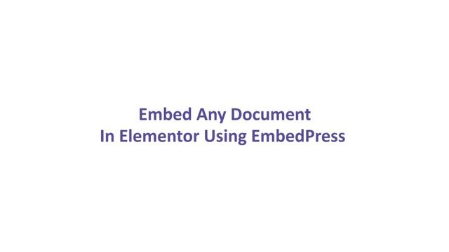 How to Embed Any Document In WordPress смотреть онлайн
