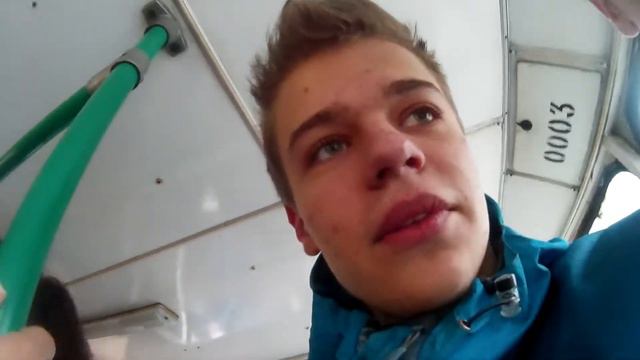 Зайцы в тролейбусах / 1280 HD / GoPro смотреть онлайн