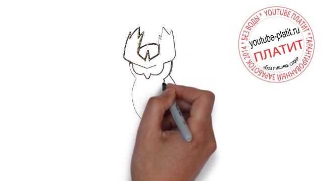 Как правильно рисовать покемонов поэтапно карандашом Ноктоул Эволюция покемонов noctow смотреть онлайн