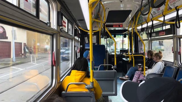 ⁴ᴷ⁶⁰ Tree Trimming Work | SF MUNI #8654 on J Church Bus (Full Route to Duboce + Church) смотреть онлайн
