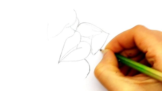 Как нарисовать Губы - поцелуй. Просто рисуем поцелуй. Рисунки для срисовки в ЛД.#433 смотреть онлайн