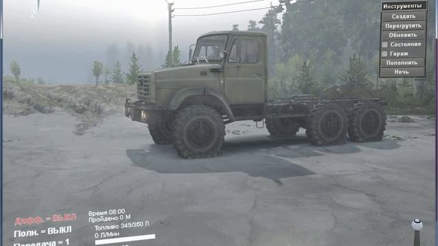 SpinTires - ЗИЛ 4334 смотреть онлайн