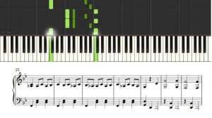 Сен-Санс Пляска смерти | ноты на фортепиано простой вариант