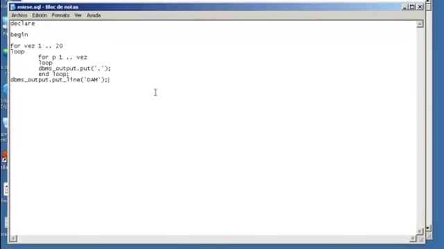 PL/SQL - FOR Invertido (Hace una S) смотреть онлайн