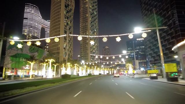 Night Drive from Dubai Mall to Museum of The Future | Dubai UAE ?? смотреть онлайн
