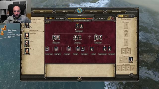 Total War: Attila. Легенда. Стрим.  Юты. Тёмный культ. #3