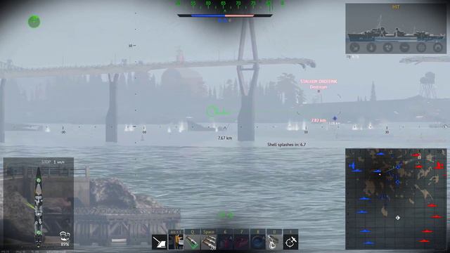 War Thunder; Impetuoso; A very good destroyer at the BR of 4.0; Naval Arcade смотреть онлайн