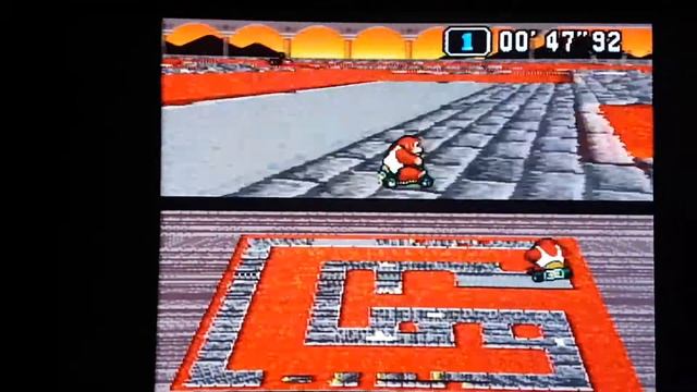 Super Mario Kart - NTSC non-NBT - Bowser Castle 2 - 1'45"26 смотреть онлайн