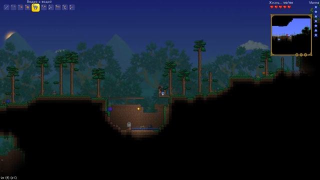 Terraria | Бесконечная вода | Как сделать своё озеро? | Озеро для рыбалки! | РАБОТАЕТ НА 1.4 смотреть онлайн