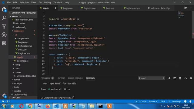 4-Install Vue-router(SPA Project With Laravel Vuejs in Arabic) смотреть онлайн