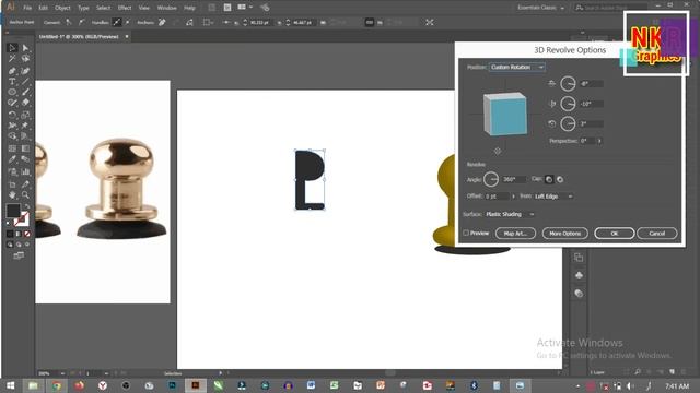 3D Game button design in golden color смотреть онлайн