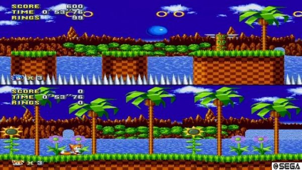 Sonic Mania | Competition Mode (Split Screen Multiplayer On Full Levels!)