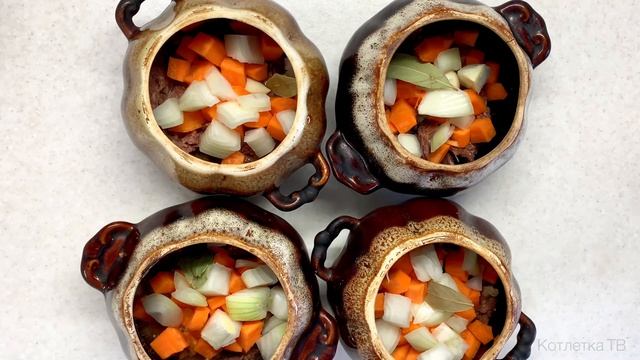 Минимум усилий - и вкусный обед готов ! Перловка в горшочках с тушёнкой смотреть онлайн