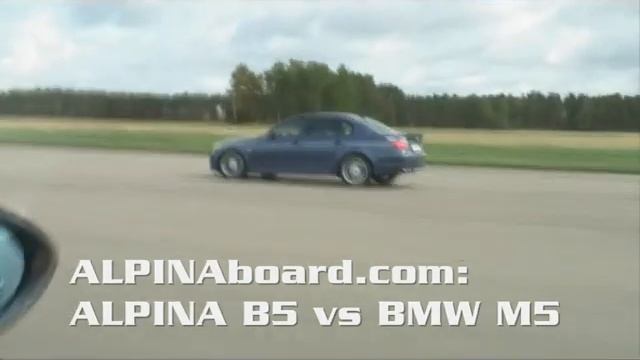 Alpina B5 vs BMW M5 50-270 km/h = ALPINAboard.com смотреть онлайн