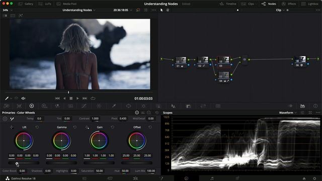 Understanding Nodes in Color Grading // Davinci Resolve 18 смотреть онлайн