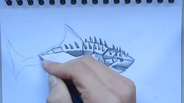 How to Draw Megalodon from Jurassic World the Game. -Danny the Dinosaur Drawer смотреть онлайн