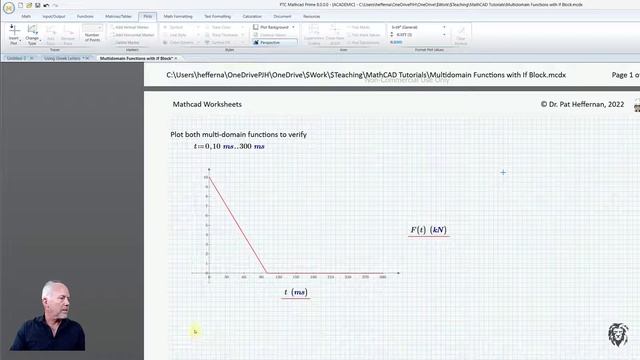PTC Mathcad - Plotting Functions смотреть онлайн