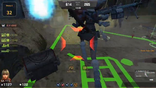 Counter-Strike Nexon: Zombies - Revenant Zombie Boss Fight (Hard9) online gameplay on Decoy Map смотреть онлайн