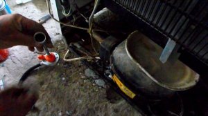 Заправка  холодильника "General Frost" газом из баллончика .Цена ремонта 150 рублей !