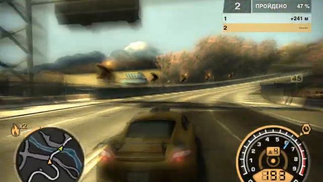 Первая гонка с Джевелс Вспомним детсвто NFS Most Wanted смотреть онлайн