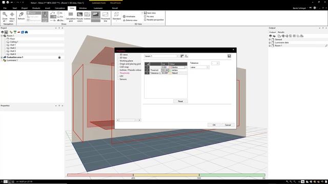 ReluxDesktop 2020.2 - Threshold tool смотреть онлайн
