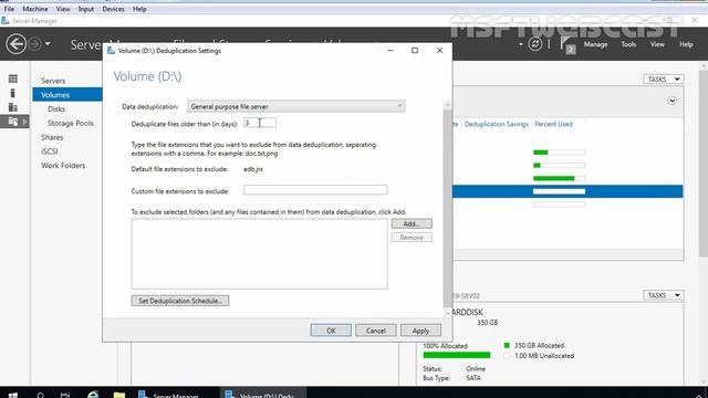 41. How to Configure Data Deduplication on Windows Server 2019 смотреть онлайн