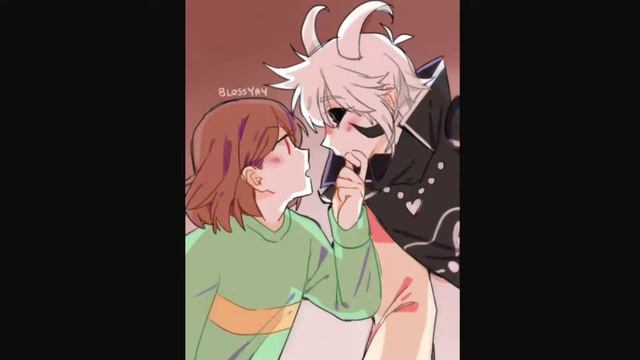 Chara x Asriel Undertale ❤️ смотреть онлайн