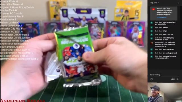 20/21 Prizm EPL Soccer 2x Box #4