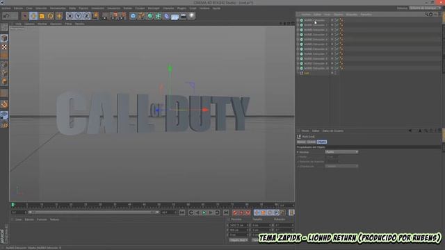 Tutorial - Como convertir el texto o logo de 2D a 3D - Photoshop - Cinema 4D смотреть онлайн