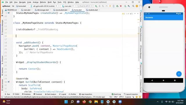 Lec 23.3 - Adding SQLite - Fetching Data and Presenting in FutureBuilder Part 3/4 (Urdu / Hindi) смотреть онлайн