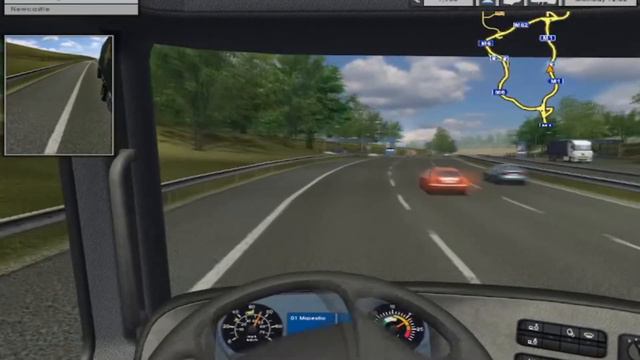 Euro Truck Simulator (2008) Gameplay