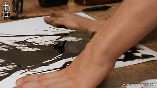 Обучение рисованию деревьев при помощи живописи у-син. Деревья методом выдувания часть 2 смотреть онлайн