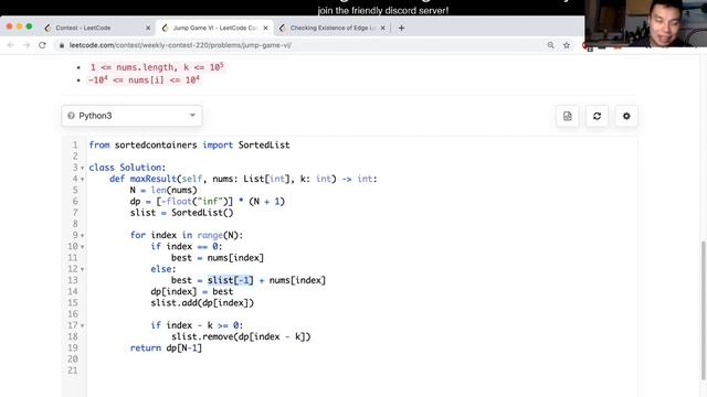 1696. Jump Game VI (Leetcode Medium) смотреть онлайн