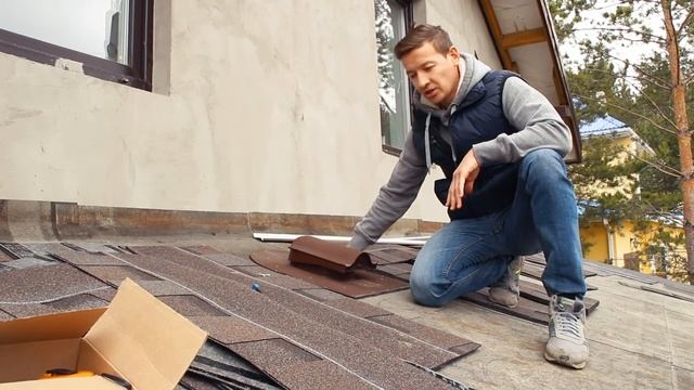 Правильная укладка гибкой черепицы Shinglas смотреть онлайн