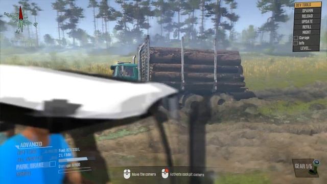 Spintires: MudRunner - DEUTZ FAHR 4X4 Tractor Tows lorry stuck in Swamp смотреть онлайн