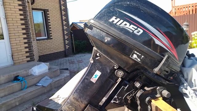 Тент для лодки РАКЕТА РЛ-380 и мотор Hidea 9.9 Pro смотреть онлайн